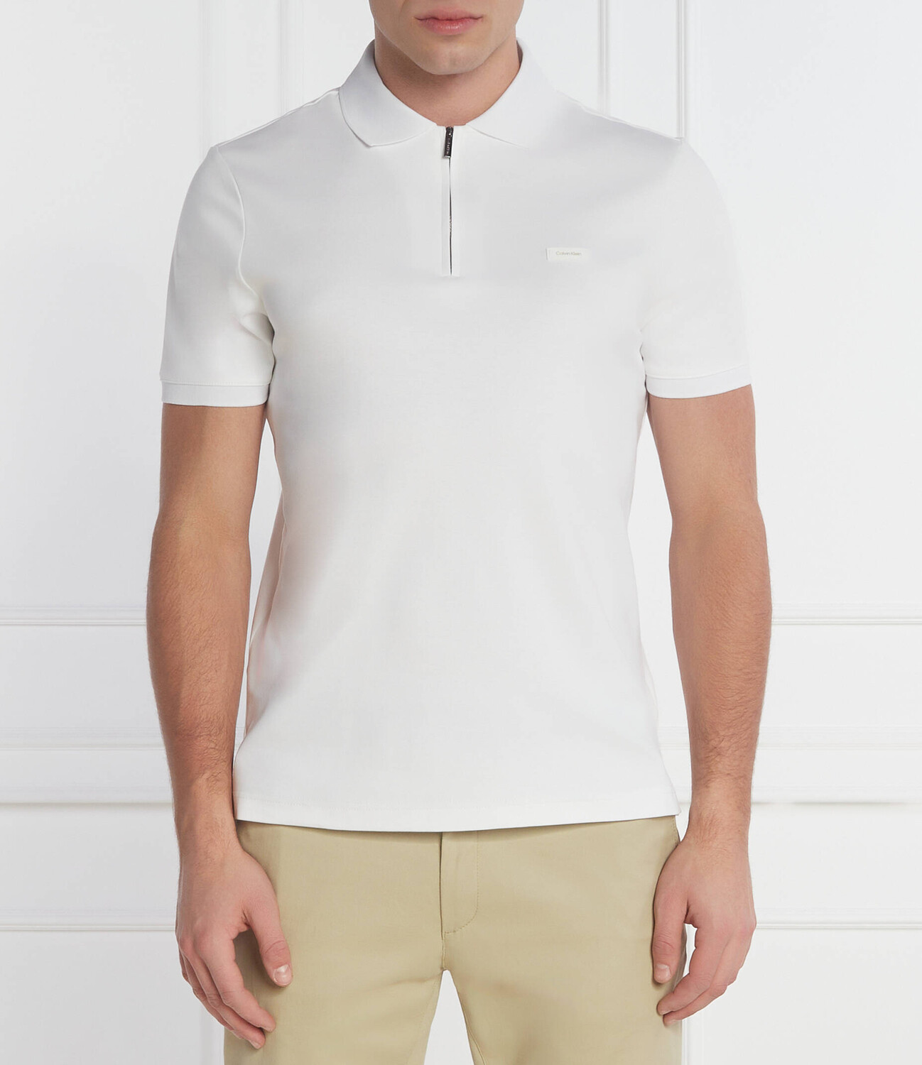 

Поло Calvin Klein Regular Fit, белый