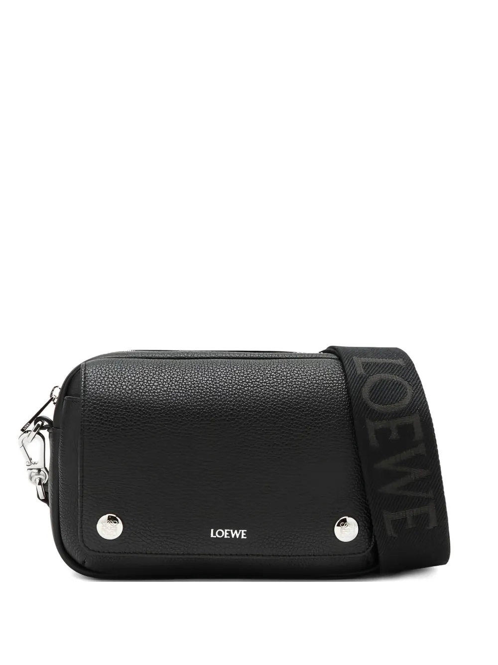 

Сумка-мессенджер из искусственной кожи LOEWE, черный