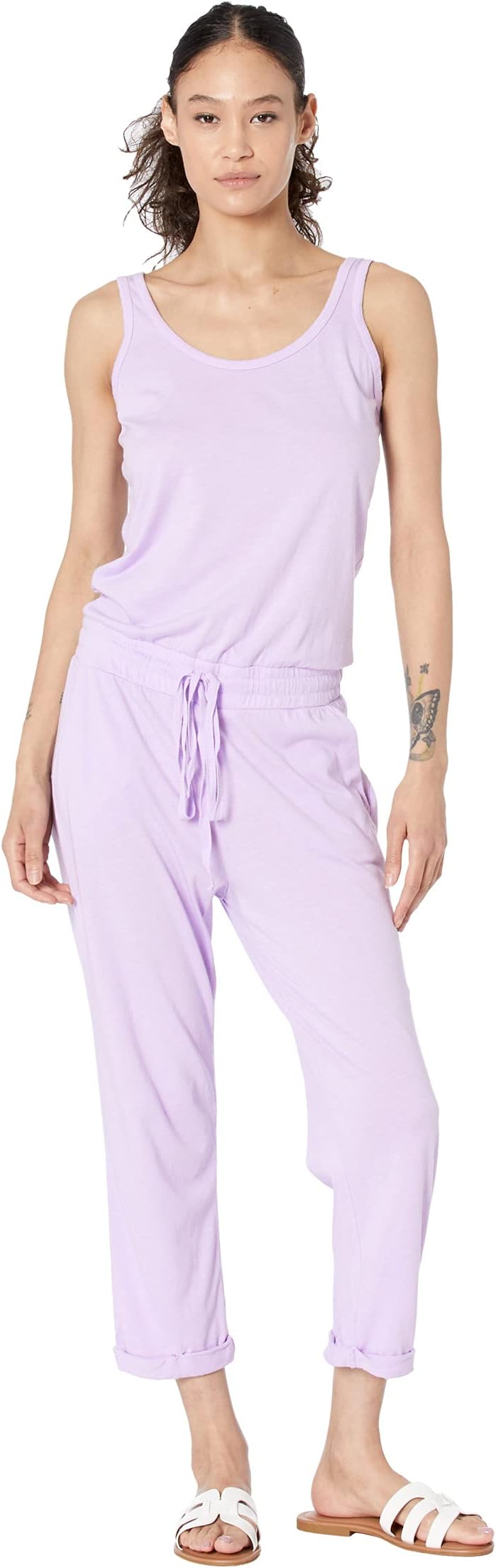 

Юбка Michael Stars Theo Cotton Modal Tank Jumpsuit, цвет Pale Lilac