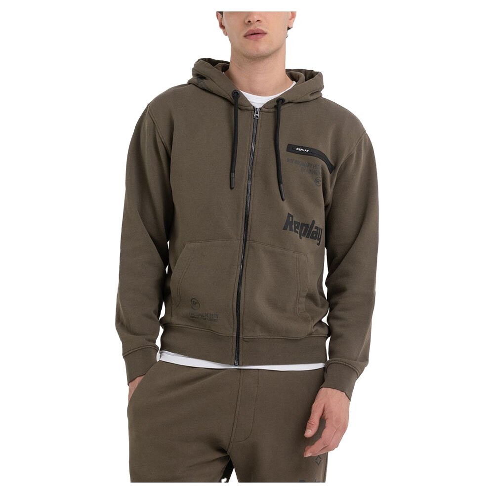 

Толстовка Replay M6706 .000.21842 Full Zip, зеленый