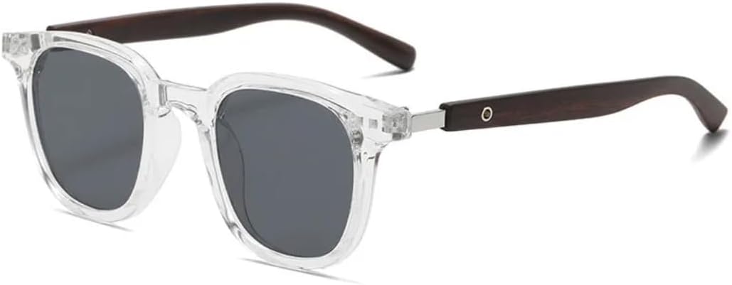 

Классические винтажные солнцезащитные очки с заклепками для женщин и мужчин, роскошные дизайнерские солнцезащитные очки в стиле панк с леопардовым принтом SZVVBKK, Clear Black