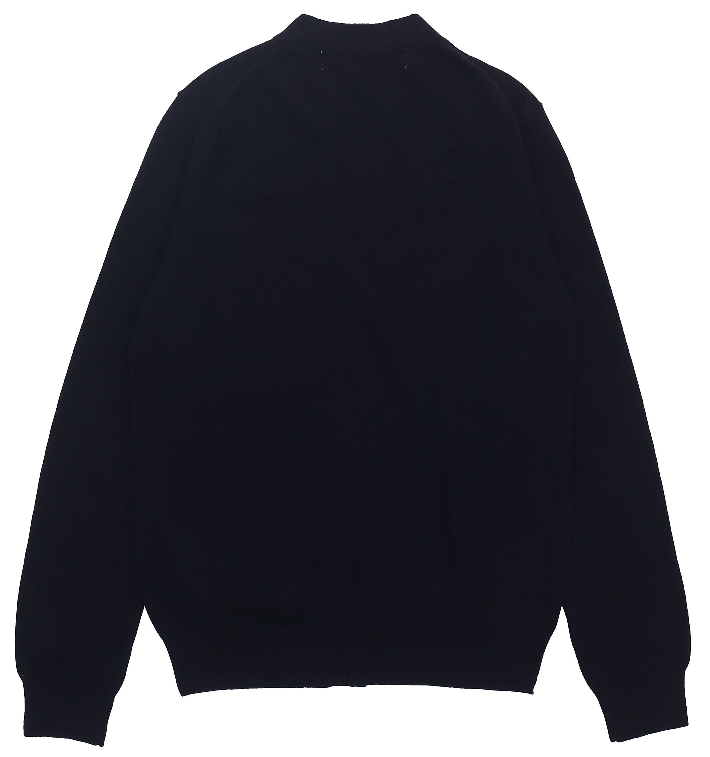 Кардиган COMME des GARCONS PLAY Cardigan Gold Emblem 'Navy' AZ-N050-051-2, темно-синий — фото 2