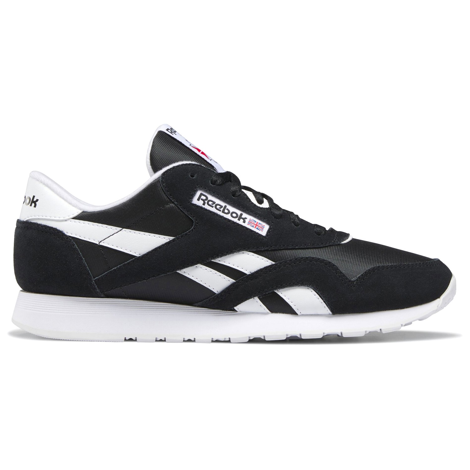 

Кроссовки Reebok Classic Nylon, цвет Core Black/Cloud White/Cloud White