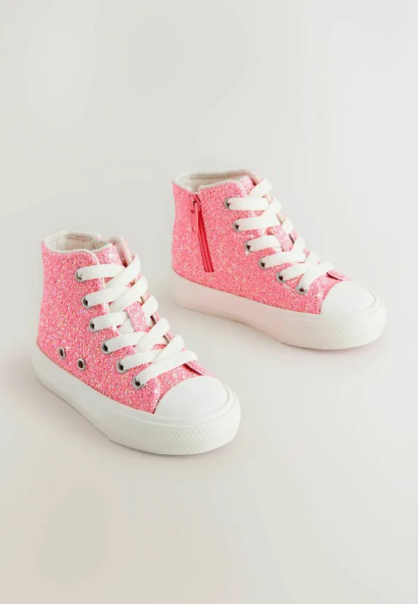 Массивные детские туфли стандартного размера Next, Pink Glitter — фото 2