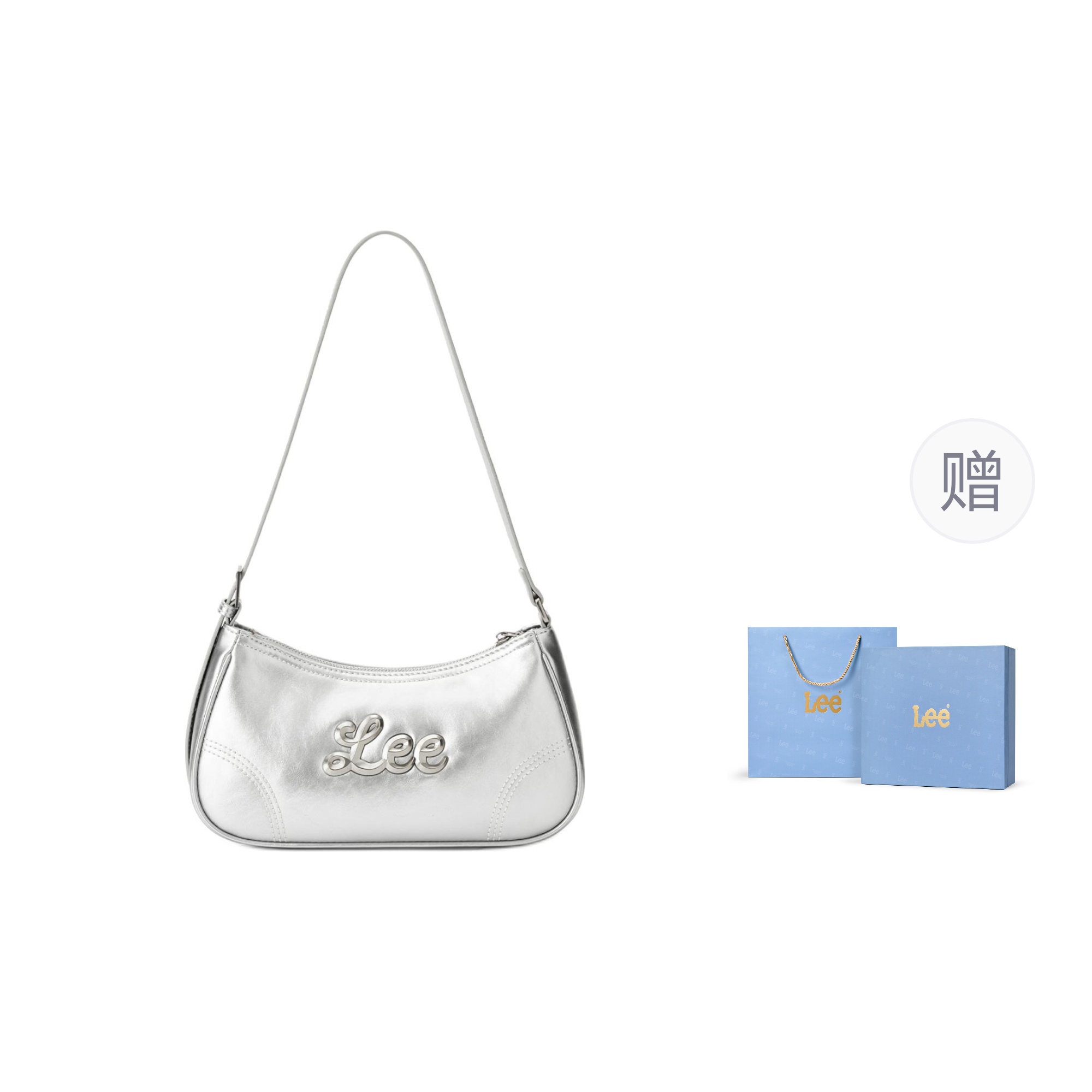 

Lee Тканевая сумка через плечо женская разноцветная, Silver (Box+Shopping Bag Set)