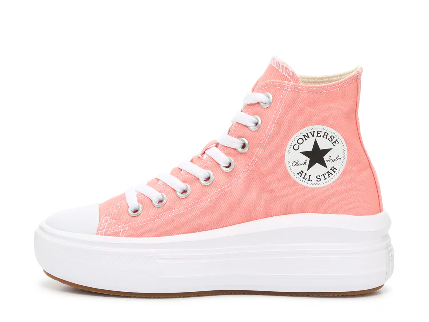 Кроссовки Chuck Taylor All Star Move High-Top Sneaker Converse, цвет coral — фото 3