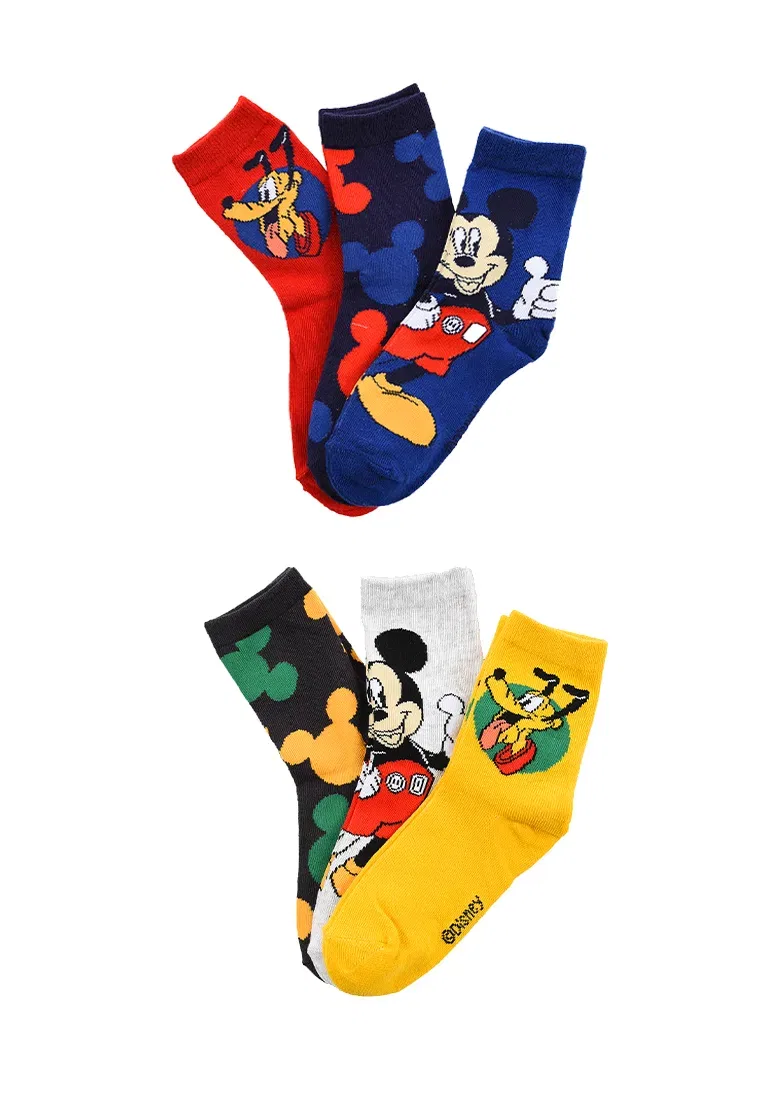 Носки детские с Микки Маусом, Disney Mickey Mouse, мультиколор