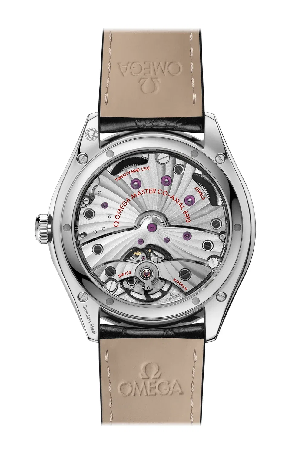 DE VILLE TRÉSOR OMEGA CO-AXIAL МАСТЕР ХРОНОМЕТР - 435.13.40.21.02.001, серебряный — фото 2