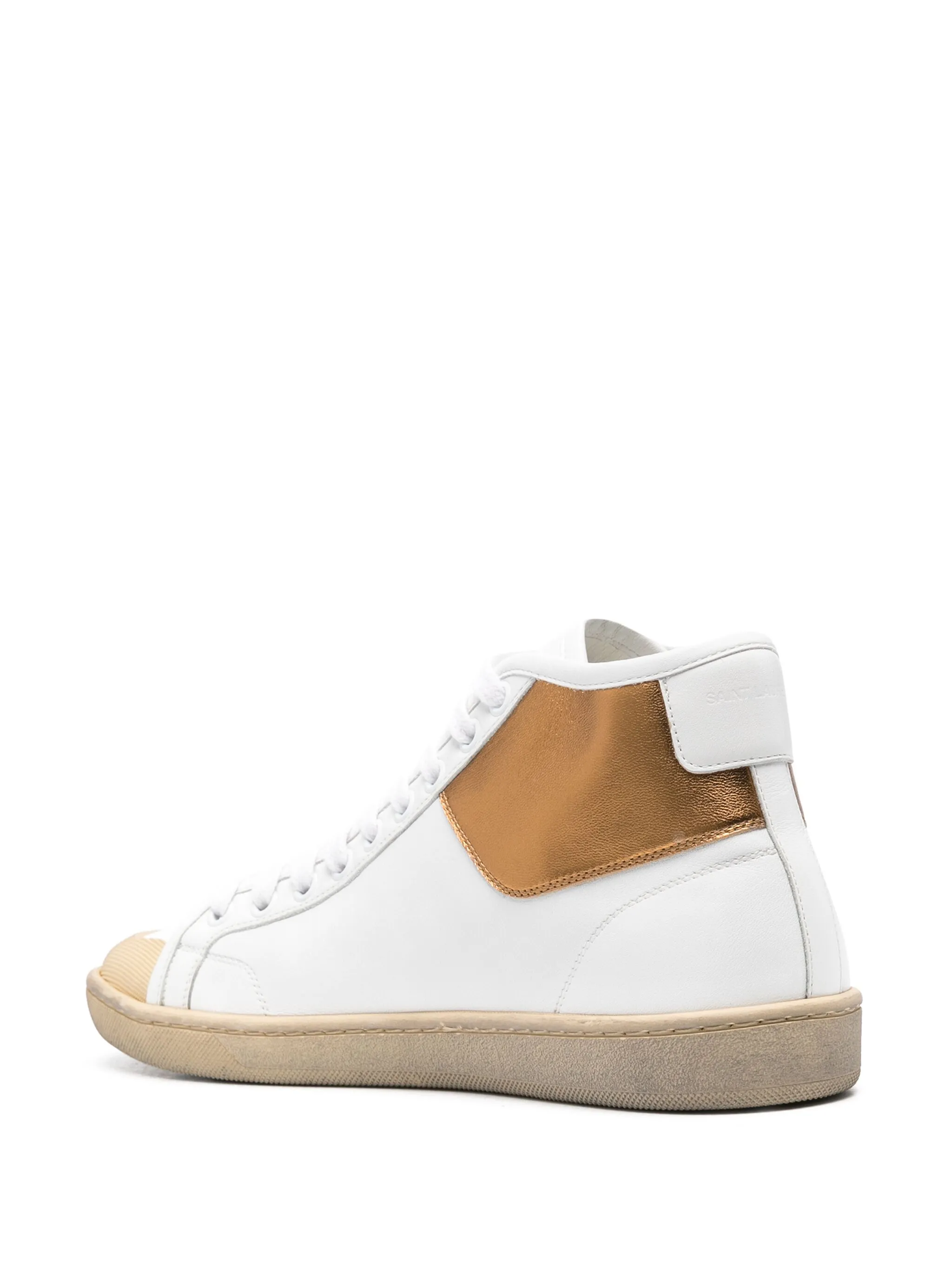 Кеды Court Classic SL/39 Saint Laurent, белый — фото 3