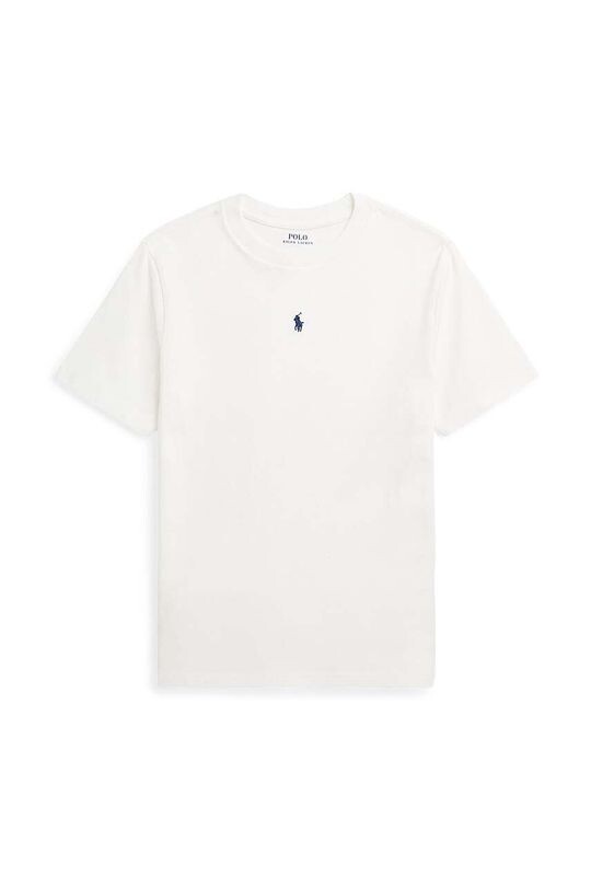 

Хлопковая футболка для детей Polo Ralph Lauren, белый