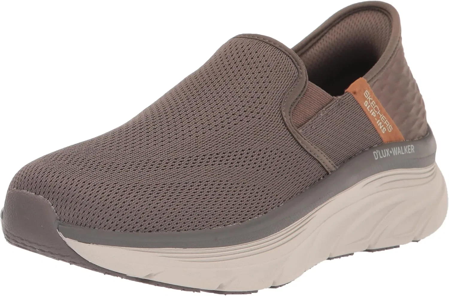 Мужские туфли Skechers D'lux Walker, белые с черным