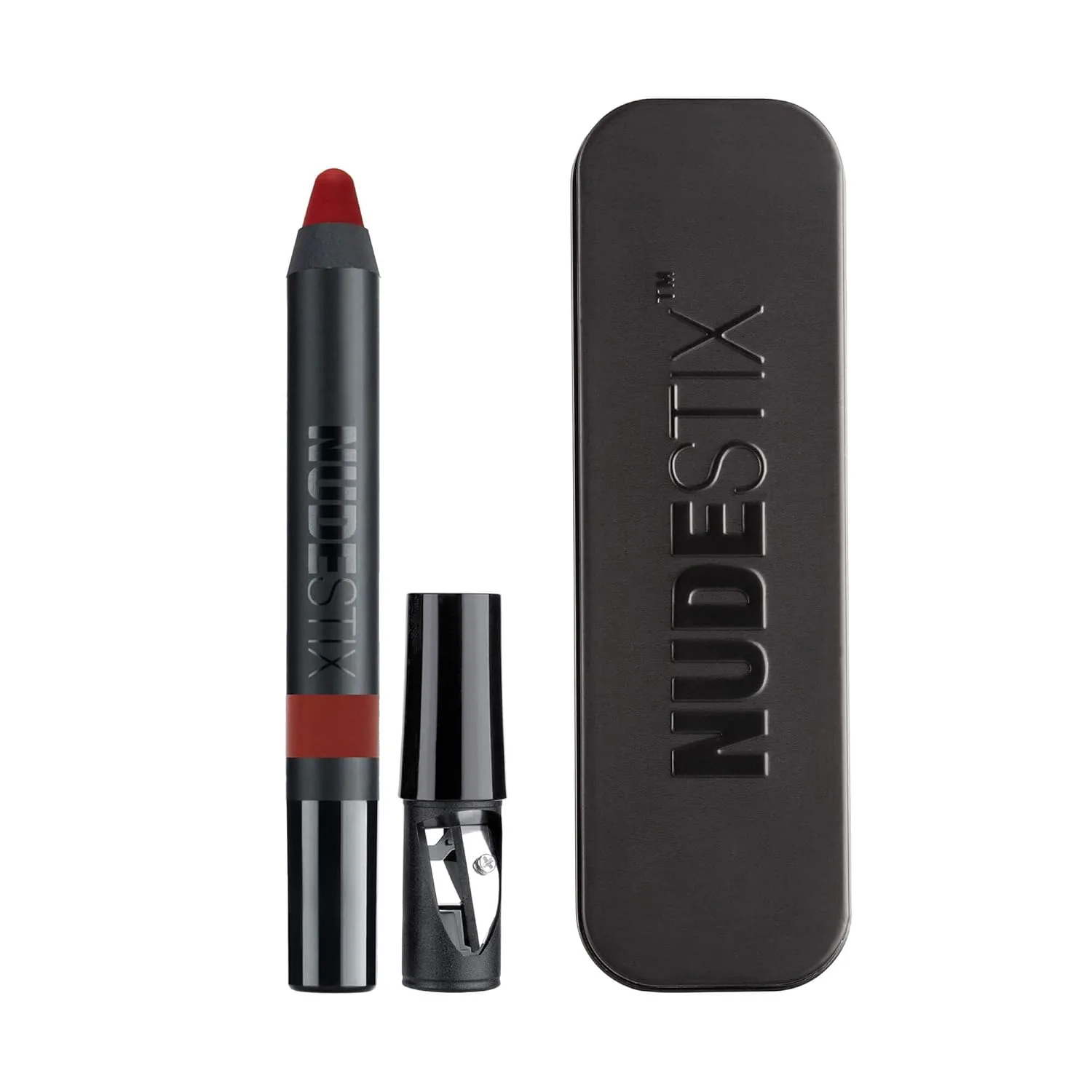 Nudestix Intense Matte Lip + Cheek Pencil - 3-в-1 стойкая матовая помада, карандаш для губ и румяна | Водостойкий, веганский, без консервантов, royal