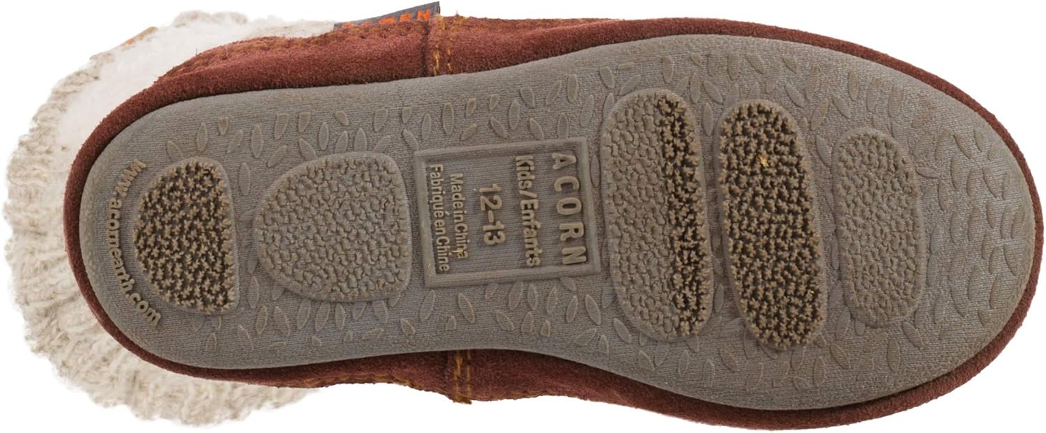Унисекс-тапочки Acorn Cozy Slouch с подошвой для использования в помещении и на улице, Buff Popcorn — фото 2