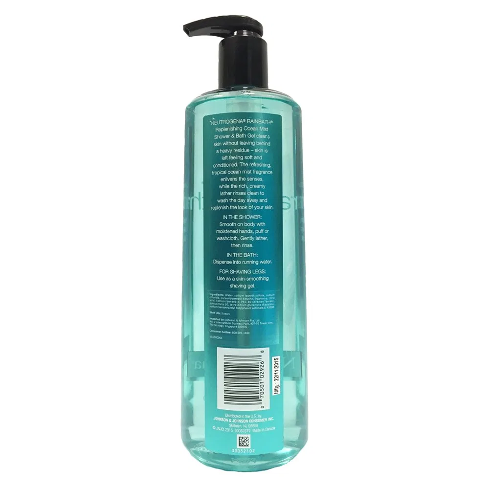 Увлажняющий гель для душа и ванны Neutrogena Rainbath Replenishing and Cleansing, аромат морского бриза, 48 мл Neutrogena — фото 2
