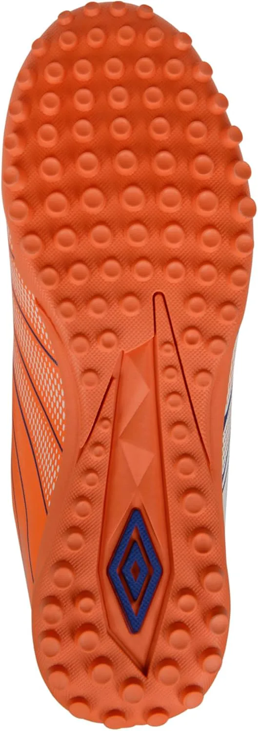 Мужские бутсы Umbro Velocita Elixir League Tf, белый/оранжевый/синий — фото 4