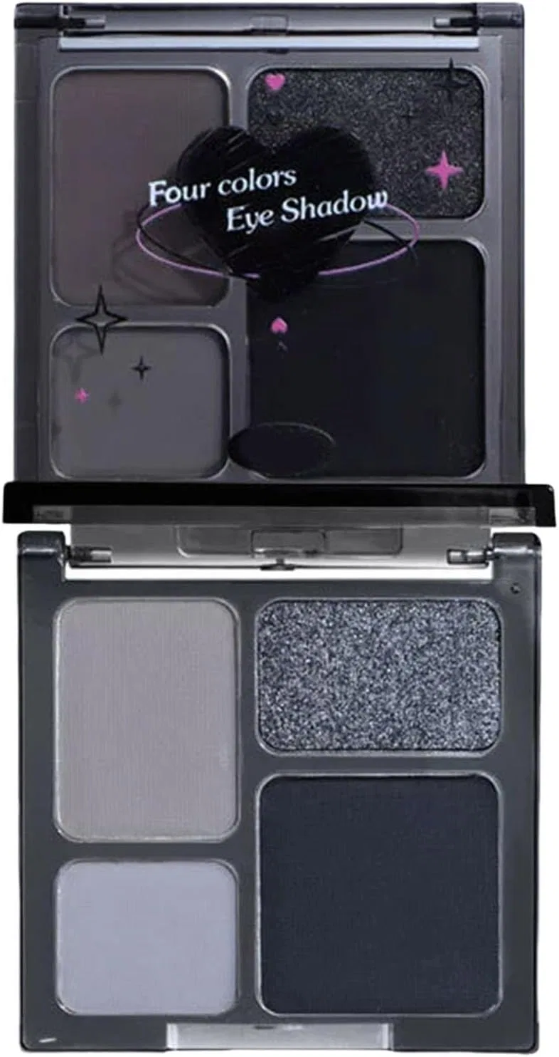 Тени для век Smoky Eyeshadow Palette Gothic Black Generic, 1 шт.