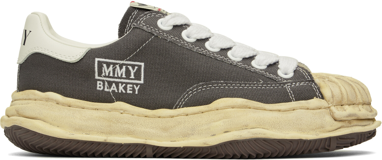 

Кроссовки Blakey OG Dyed Sole Canvas Low-Top Maison MIHARA YASUHIRO, серый