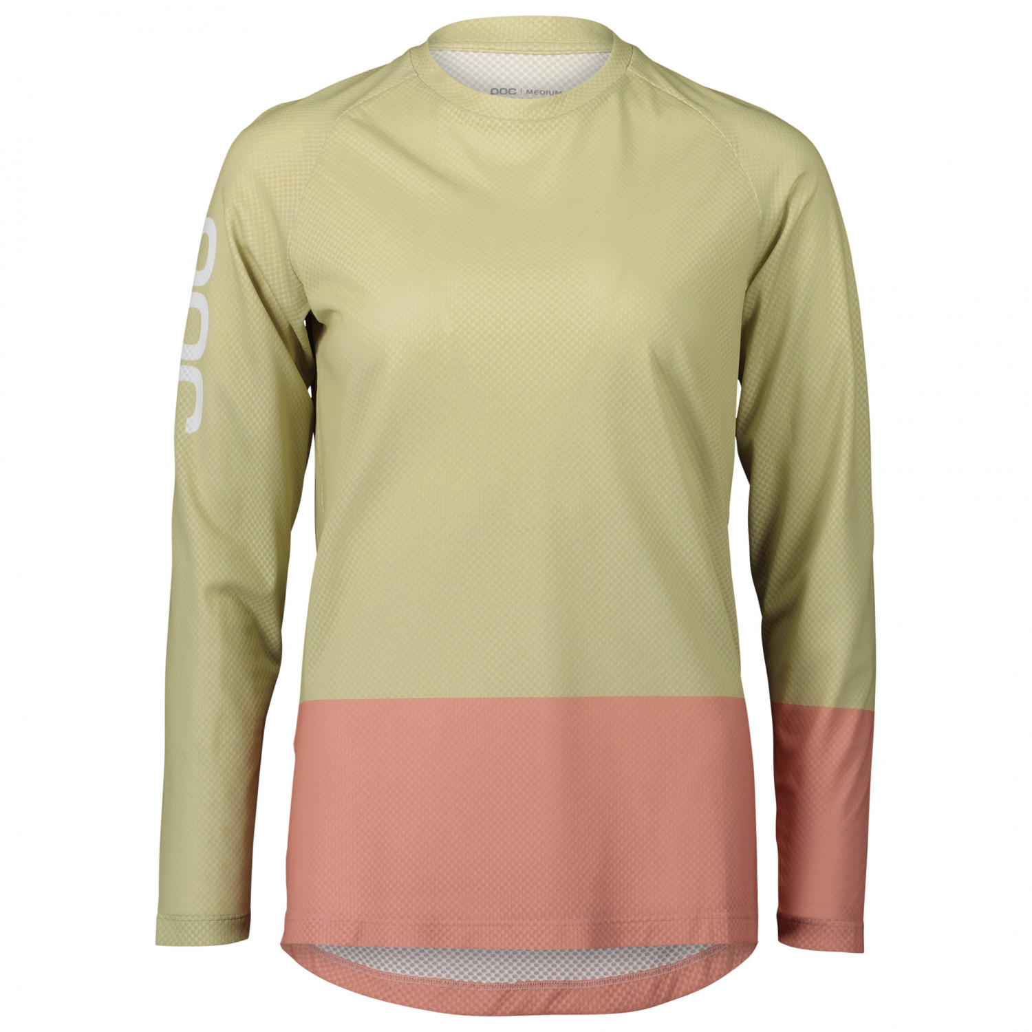 

Велосипедный трикотаж Poc Women's MTB Pure L/S Jersey, цвет Prehnite Green/Rock Salt