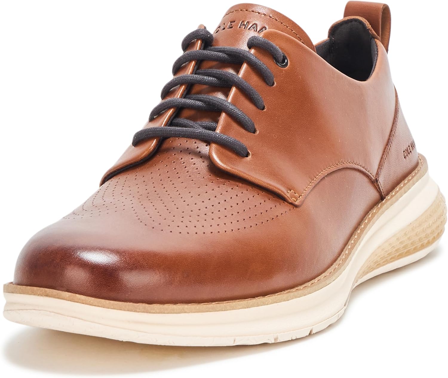 Мужские кроссовки Cole Haan Originalgrant Energyweave с перфорированным гладким носком, бежевый/слоновая кость