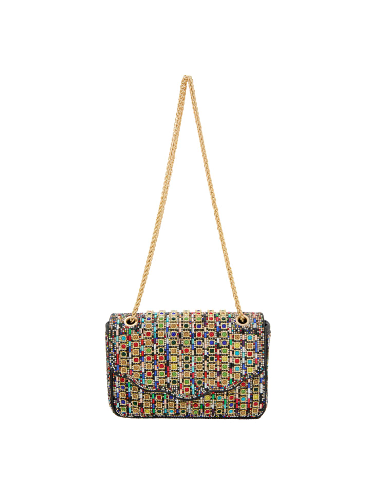 

Наплечная сумка faina, цвет black multicolor