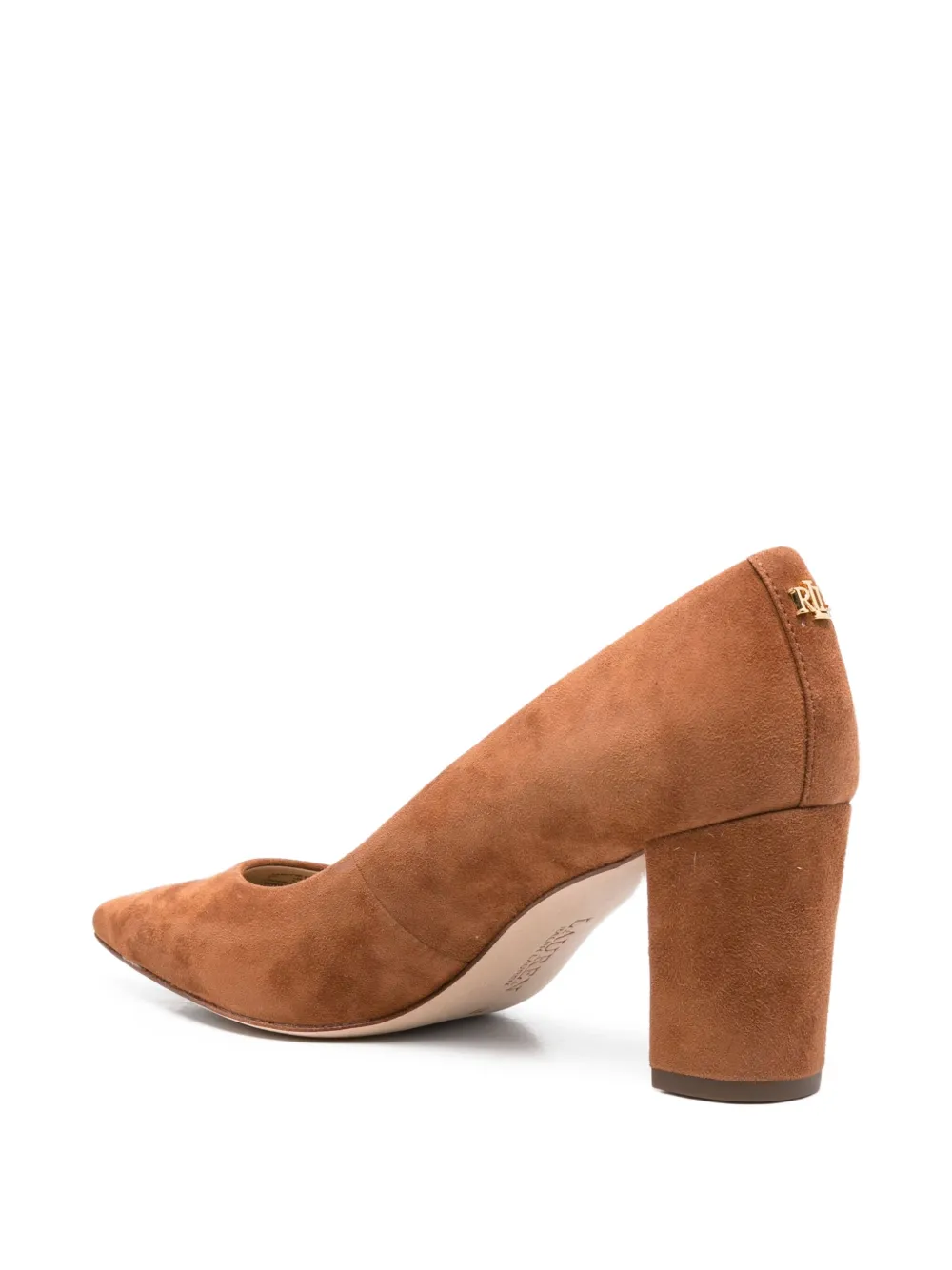 Туфли Lanette 70 с заостренным носком Lauren Ralph Lauren, коричневый — фото 3
