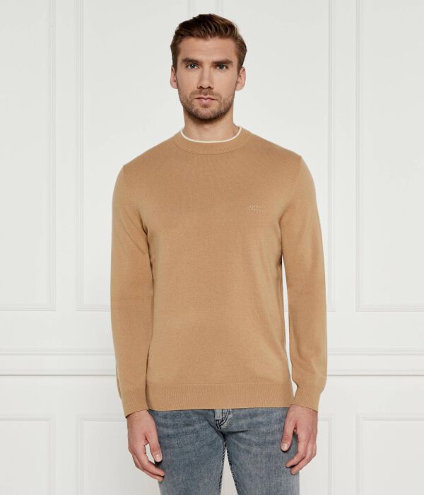 

Шерстяной свитер ebacio Regular fit Boss, желтый