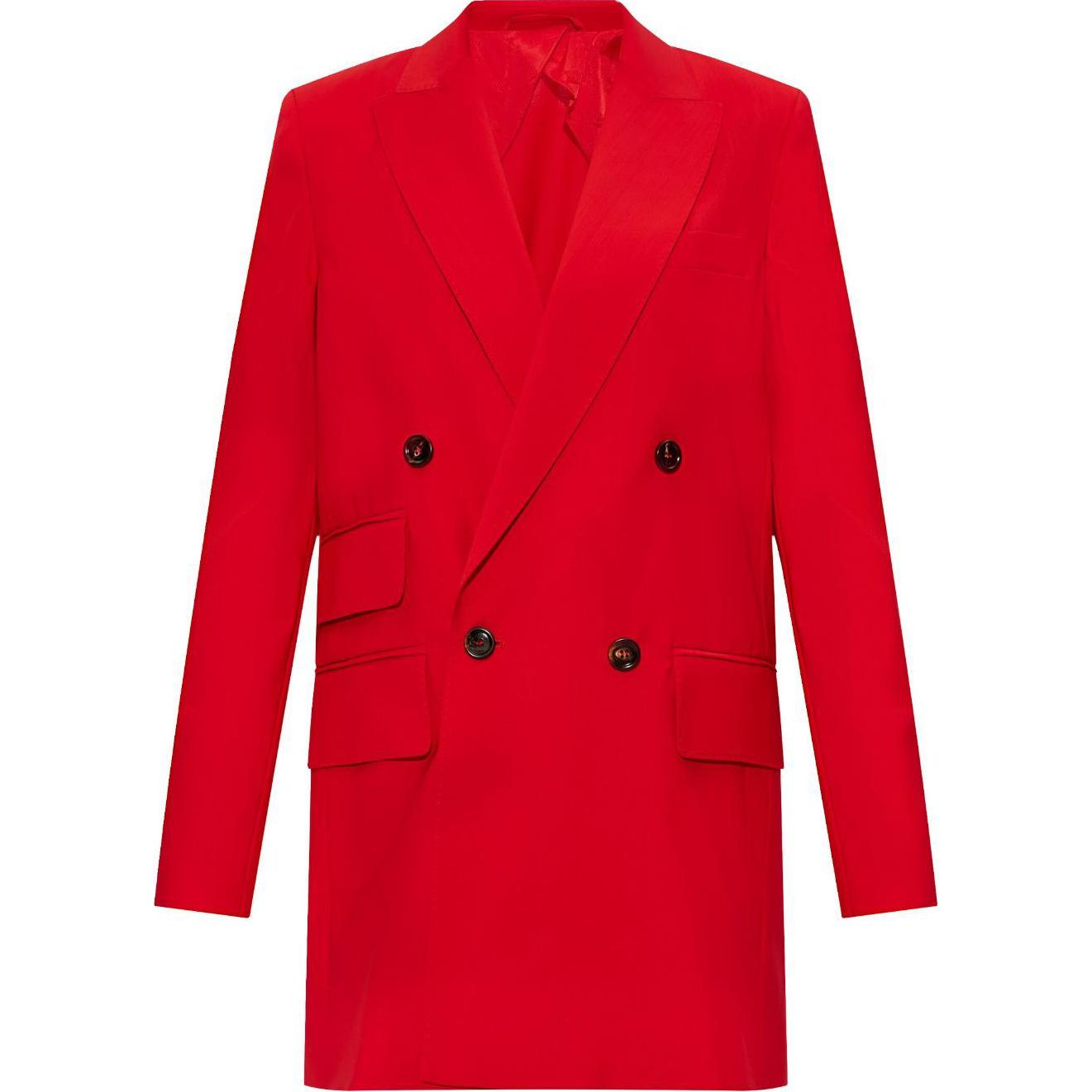 

MaxMara Небби куртка на пуговицах, Red