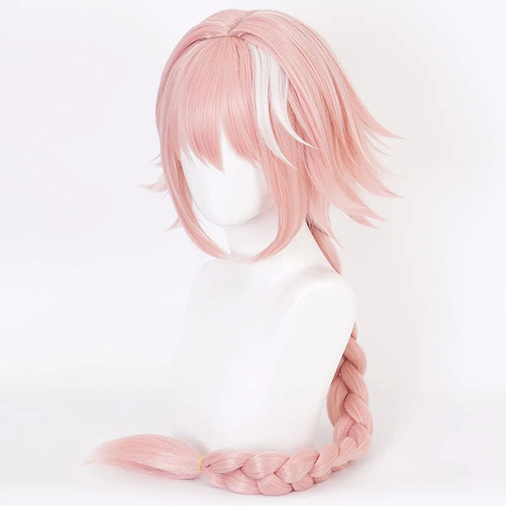 Парик HIROAKIYA Rider Astolfo Cosplay, Fate Rider Astolfo с шапочкой Hiroakiya, Rider Astolfo — фото 4