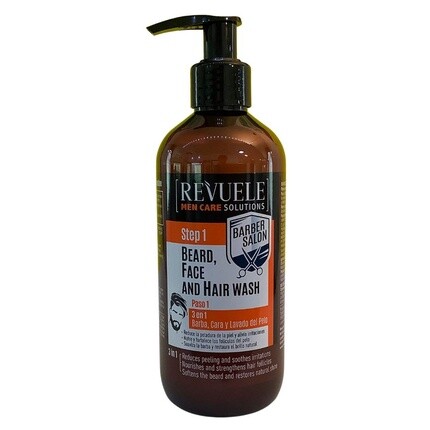 

Revuele Men Care Barber 3 в 1 - Шампунь для бороды, лица и волос 300 мл