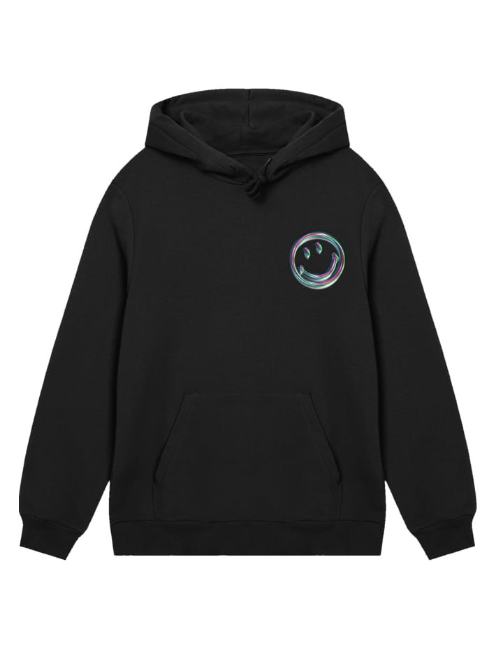 

Толстовка Smiley Originals Future Forecast Optimism в черном цвете F4NT4STIC