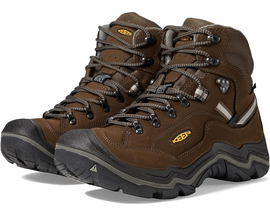 

Походная обувь KEEN Durand II Mid WP, цвет Cascade Brown/Gargoyle