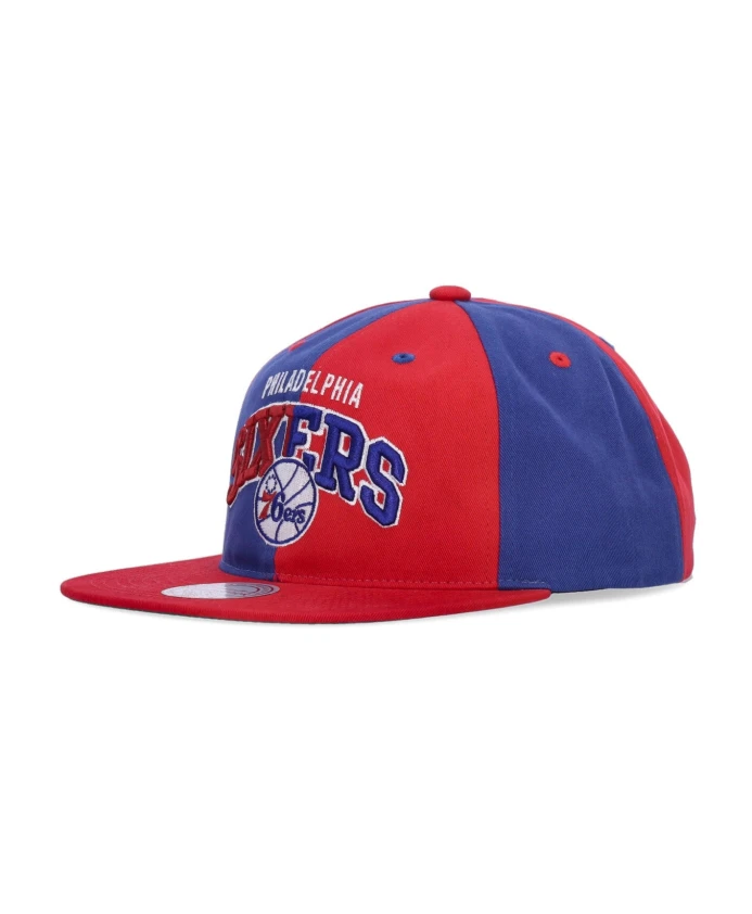 

Бейсболка NBA с изображением вертушки, красно-синяя Mitchell & Ness, мультиколор