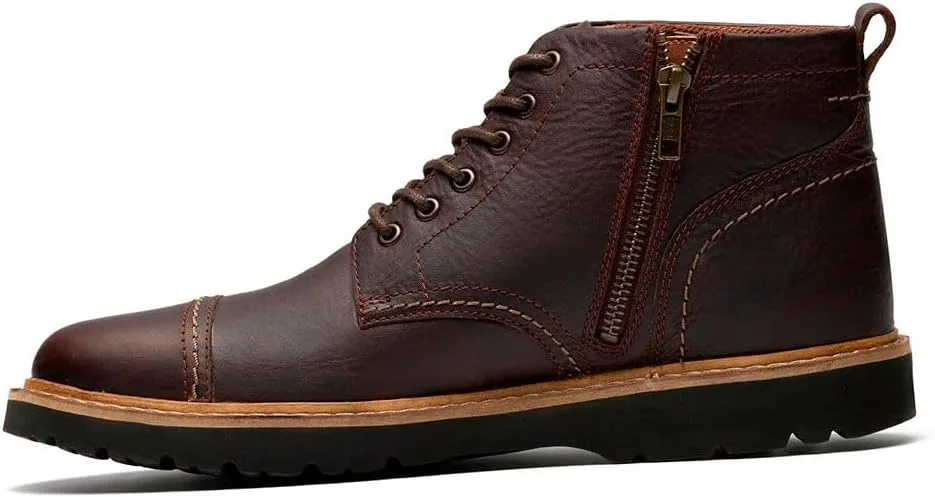 Мужские ковбойские сапоги Weltridge on the hill, темно-коричневые Clarks Premium — фото 3