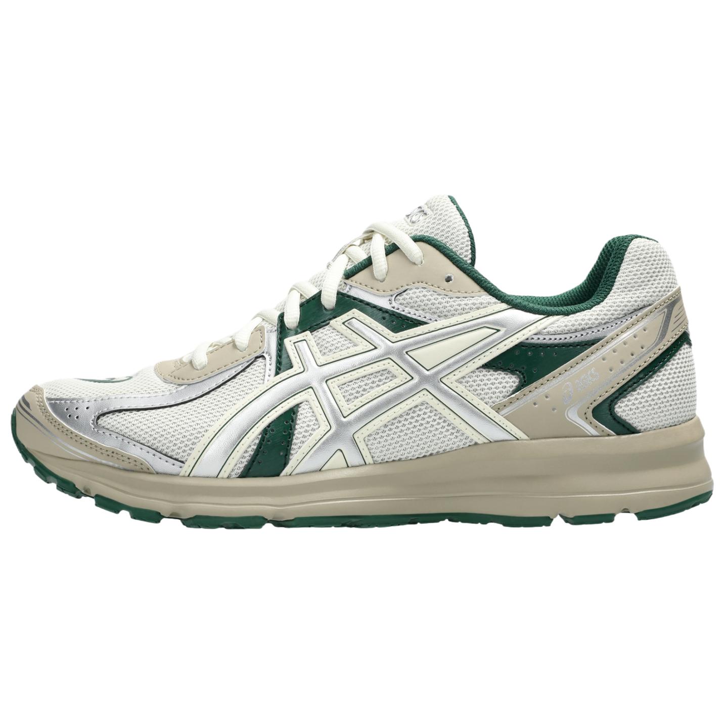 

ASICS Кроссовки для бега Jog 100S с амортизацией и дышащие Unisex Beige Silver Green