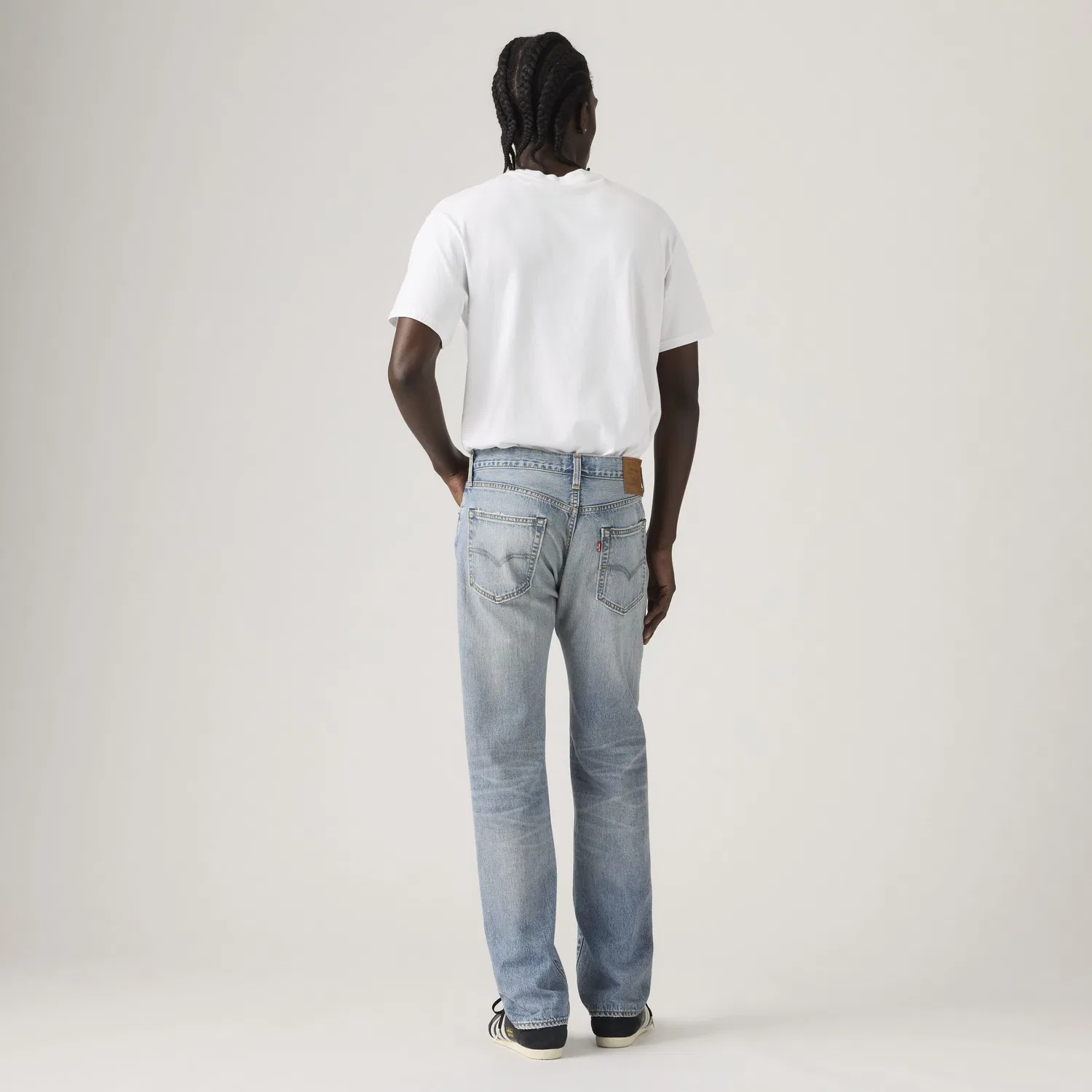 Мужские джинсы 505 Regular Selvedge Levi's, Medium Wash — фото 4