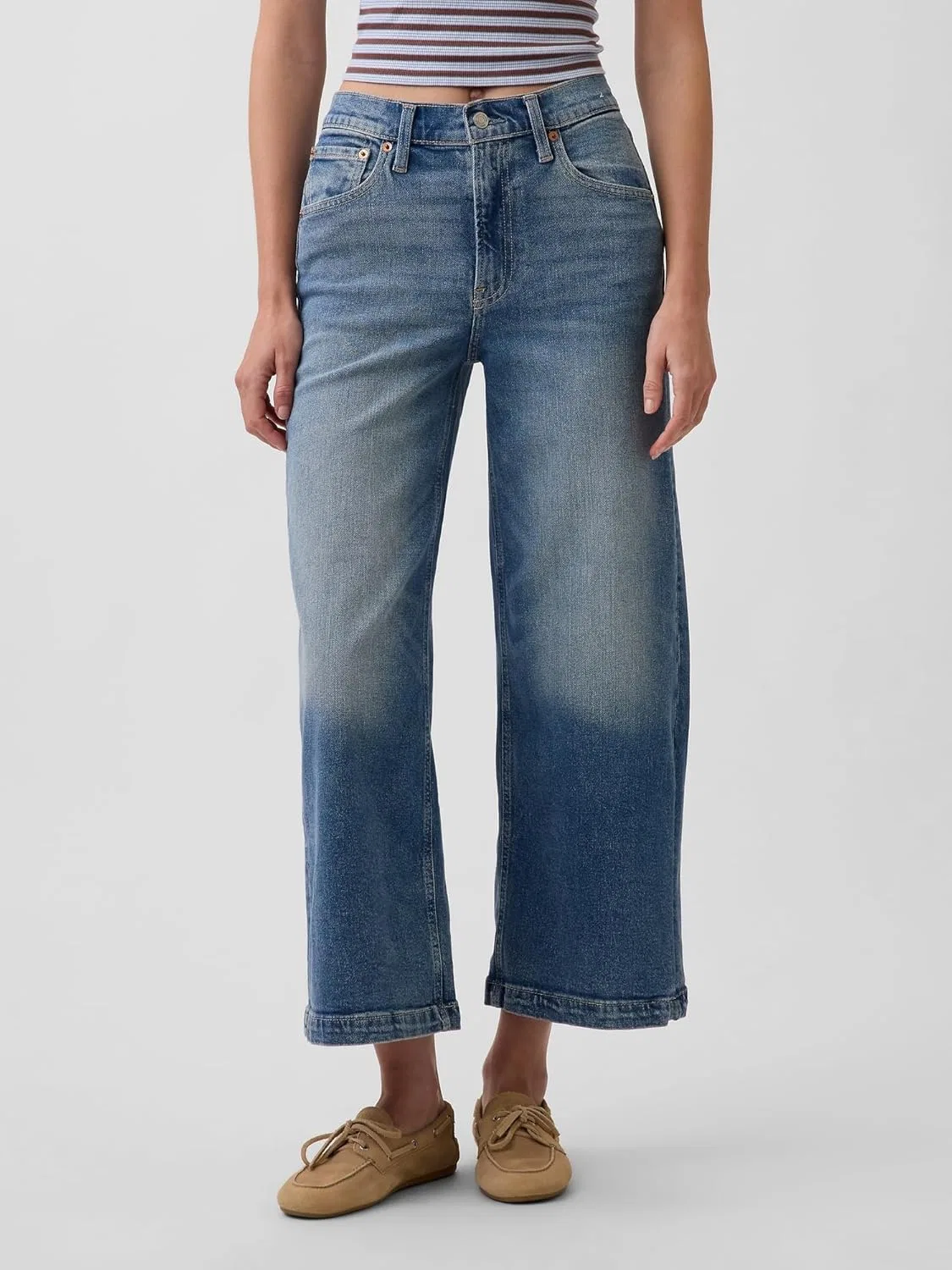 Джинсы Stride Ankle, GAP, Medium Indigo 15 II — фото 4