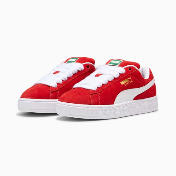 Кроссовки для больших детей Suede Xl Puma, красный — фото 4