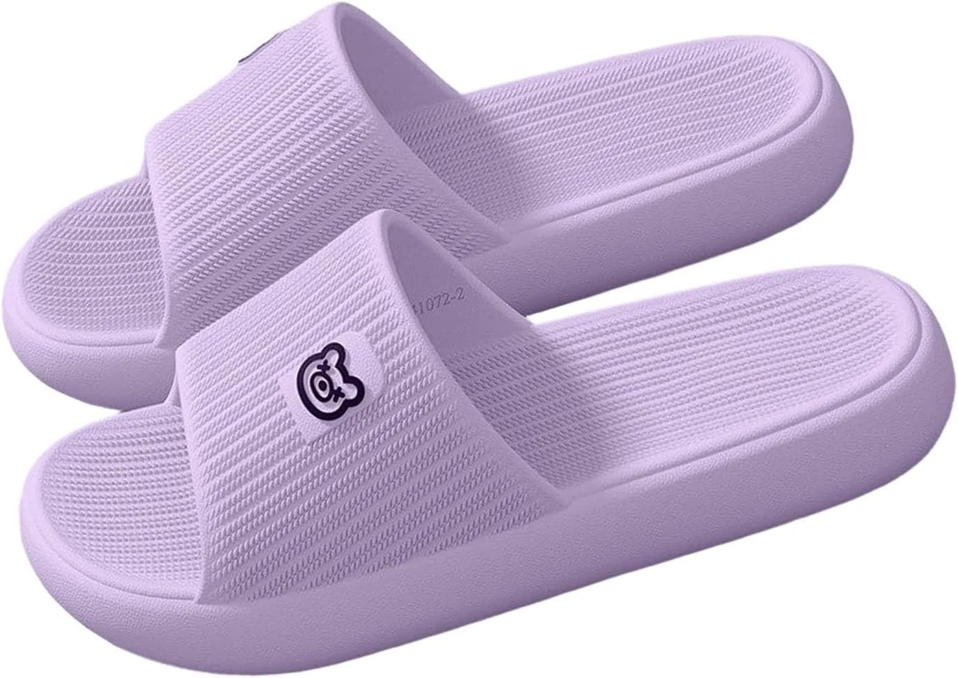 Универсальные тапочки для ванной, унисекс, тапочки Cloud Slippers, супермягкие нескользящие сандалии для ванной, мужские и женские тапочки без шнурков, удобные, легкие, летние тапочки для ванной Generisch, лиловый — фото 3