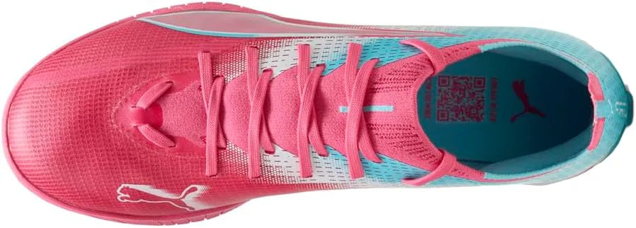 Футбольные бутсы-кроссовки PUMA Ultra Match Turf для мужчин, синий/розовый/розовый — фото 4