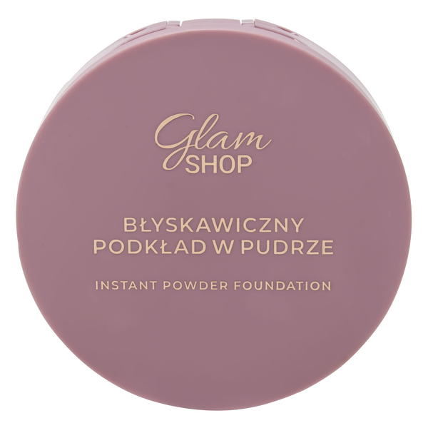 Компактная тональная основа мгновенного действия, средняя, 10 г Glam Shop, цвет średni — фото 2