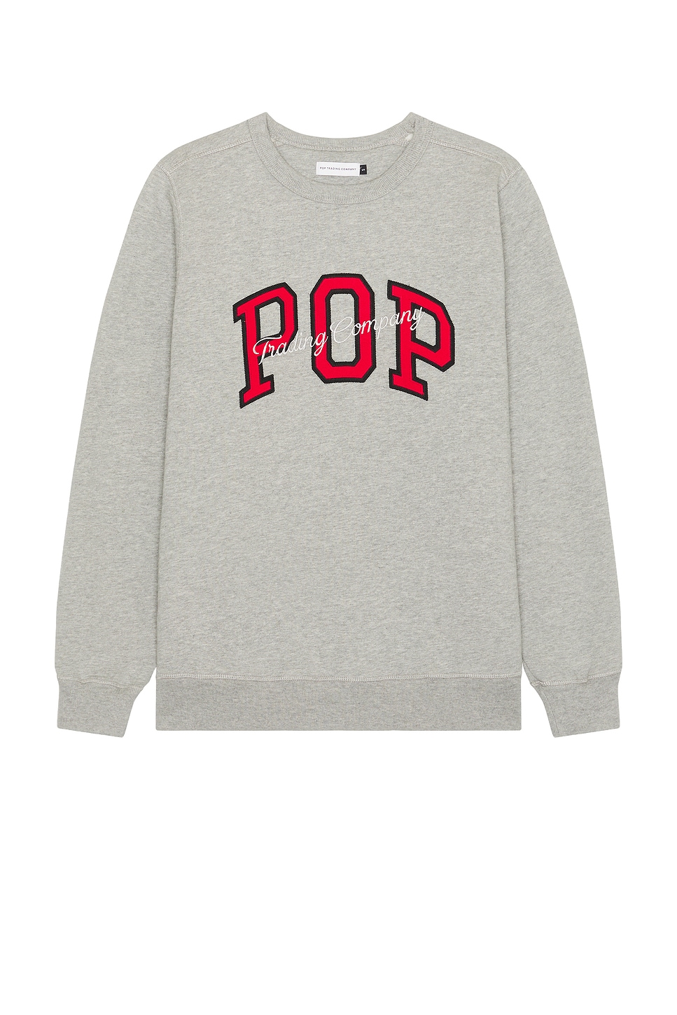 

Толстовка Arch с круглым вырезом Pop Trading Company, цвет Light Grey Heather