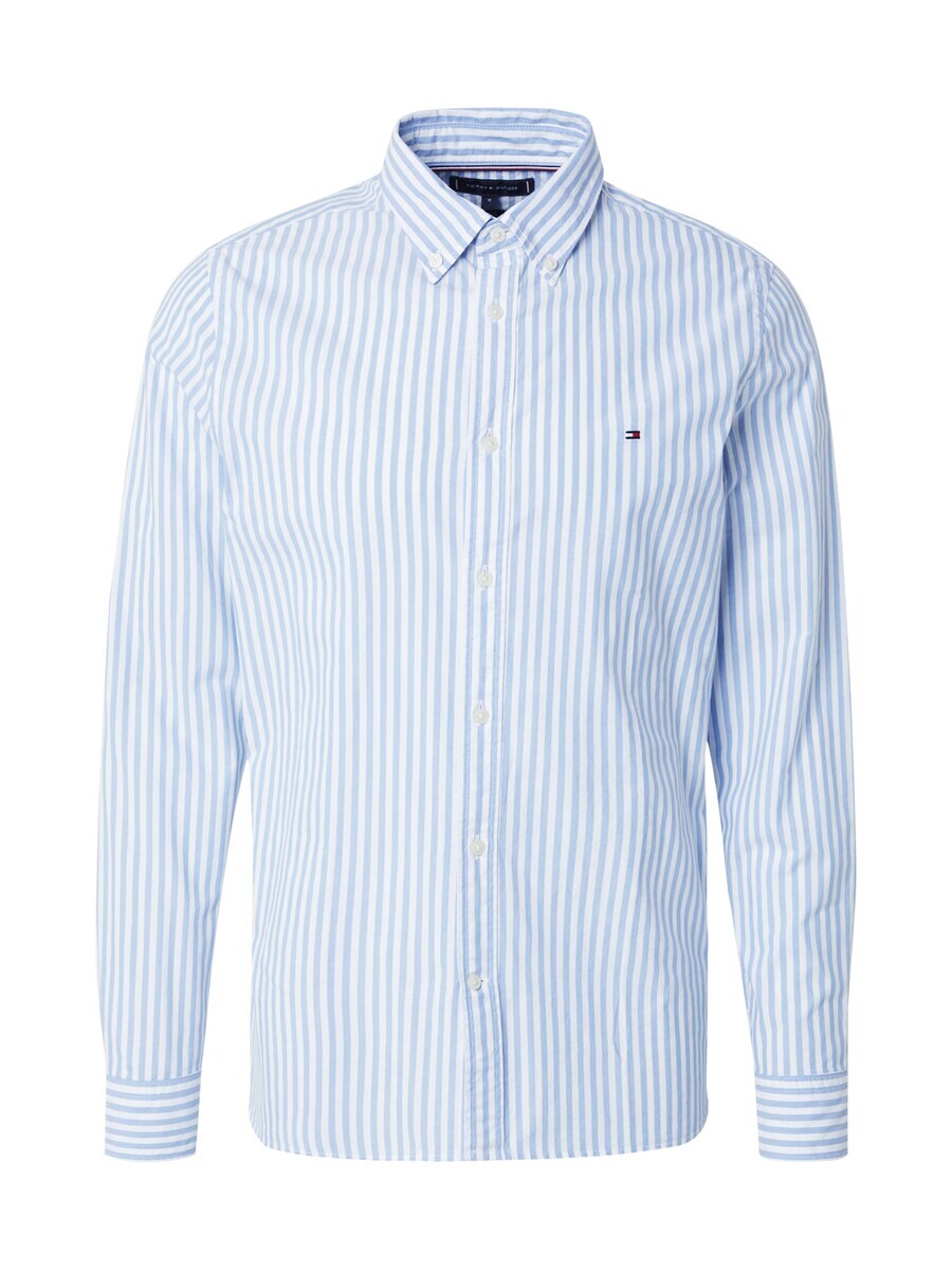 

Повседневная рубашка TOMMY HILFIGER Slim fit Button Up Shirt, цвет blue/white