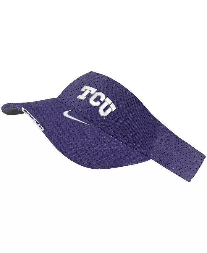 

Мужские фиолетовые TCU Horned Frogs 2023 Sideline Performance Регулируемый козырек Nike