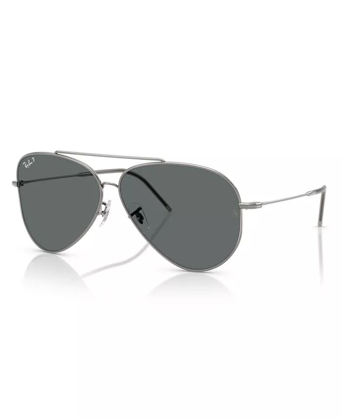 

Мужские и женские поляризационные солнцезащитные очки Aviator Reverse RBR0101S Ray-Ban, серый