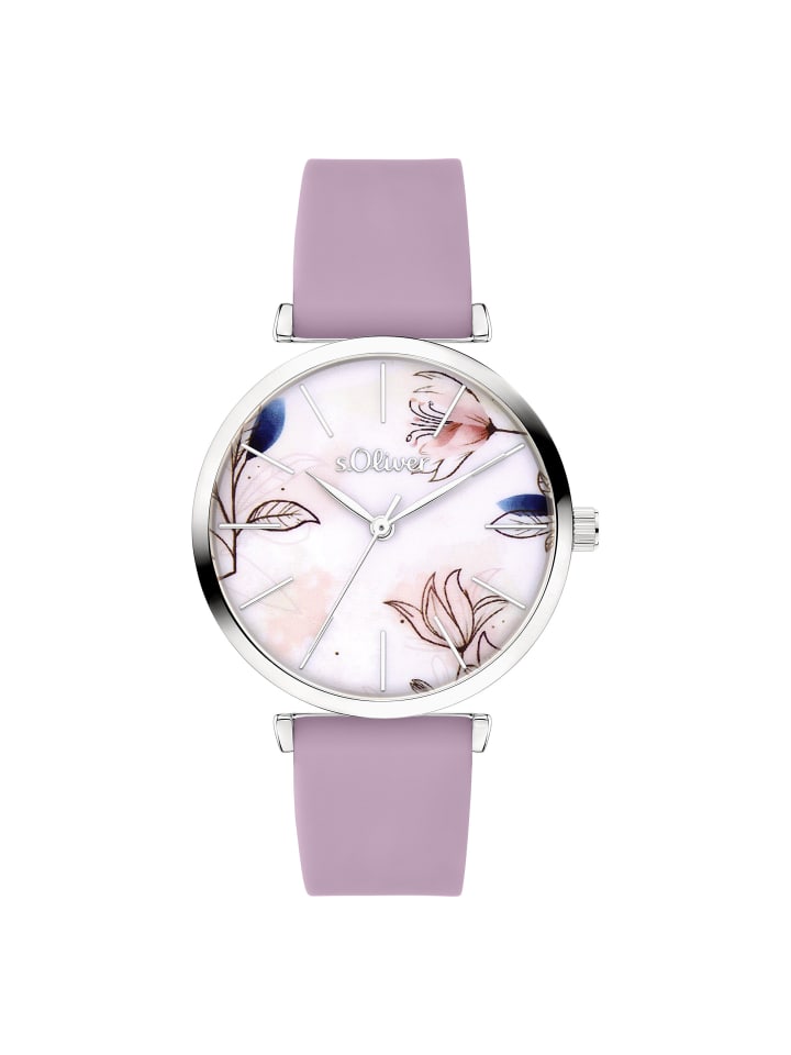 

s.Oliver Наручные часы T-Bar фиолетового цвета