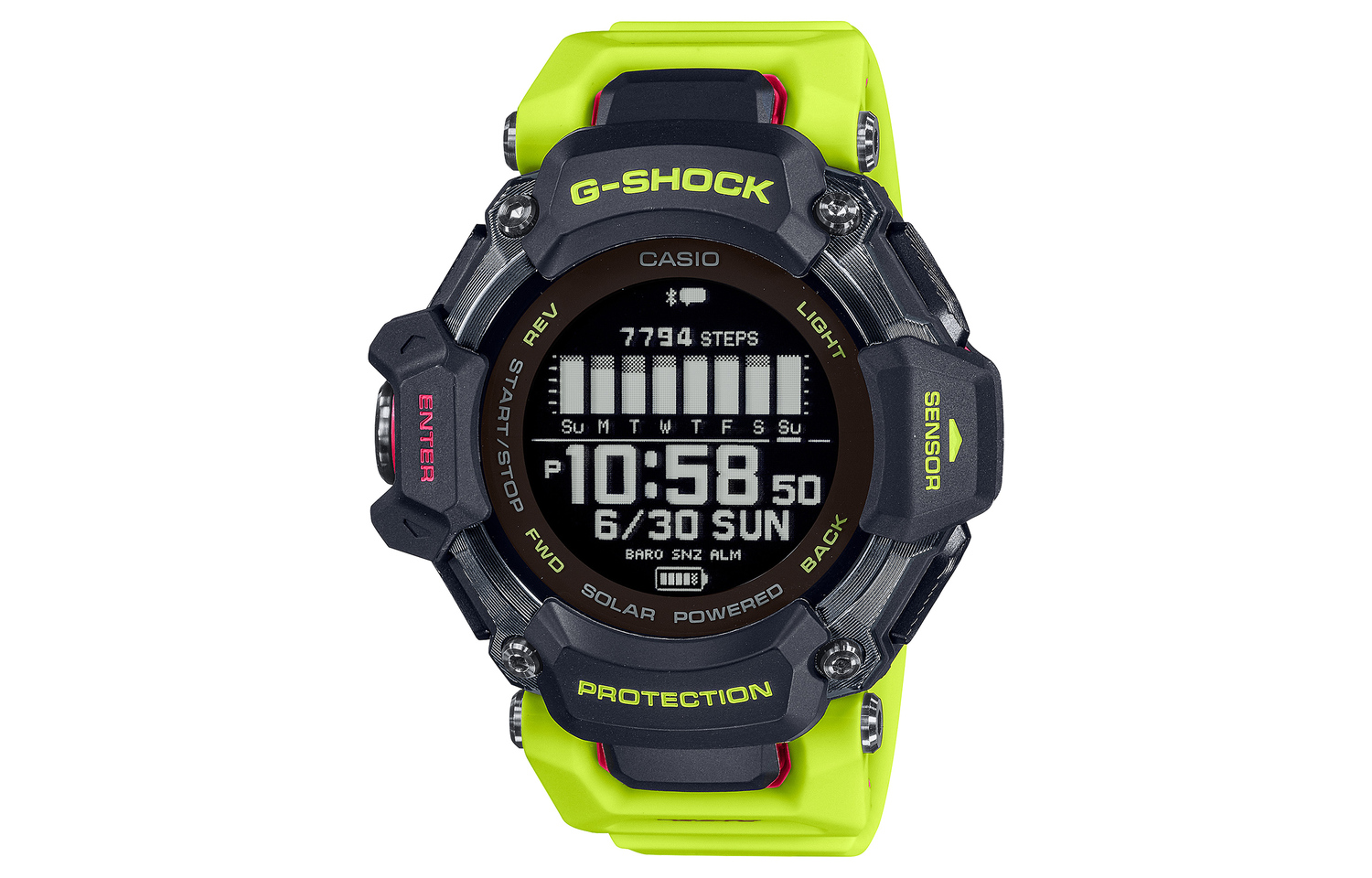 

CASIO Часы Men G-SQUAD Series Black Watch