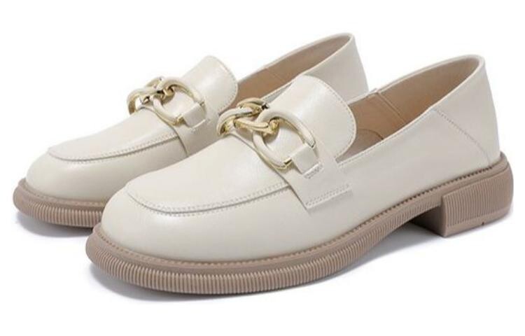 Туфли женские повседневные Women's Casual Shoes Women's Beige Mulinsen — фото 2