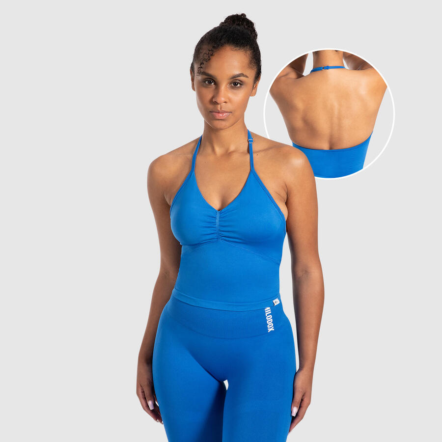 

SMILODOX Женский укороченный топ Malena Blue