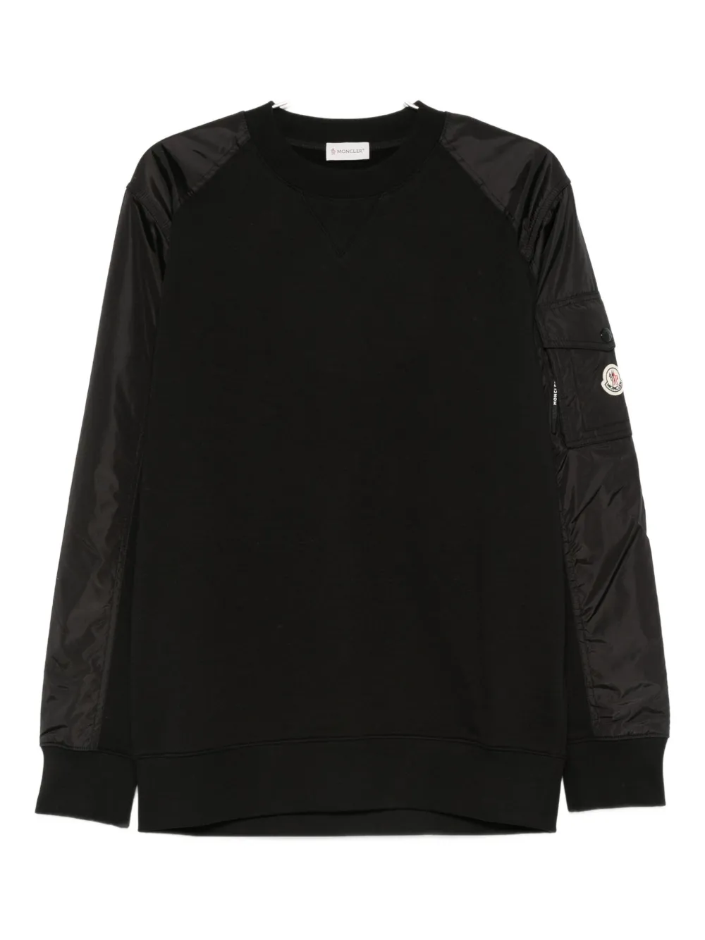 

Свитер со вставками MONCLER, черный