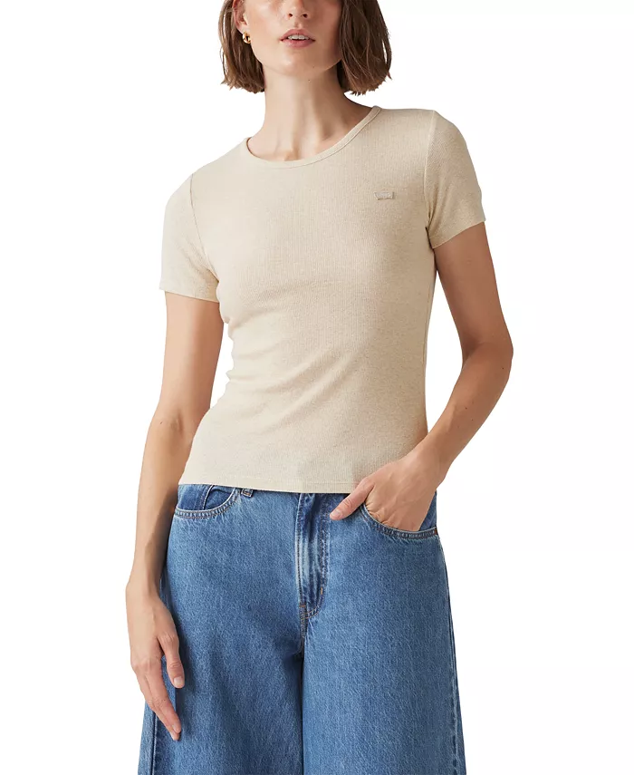 

Женская классическая футболка Hayes Levi's, коричневый/бежевый